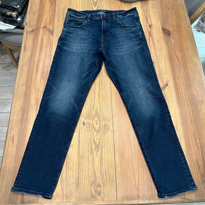 Men's Express‎ Relaxed Tapered Jeans Navy 31x32, 0024 B 1